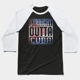 Cubano Power, Straight Outta Cuba, Cuban Pride, Cuba Baseball T-Shirt